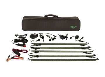 5 Bar Led Campng Light Kit 12V - Or 240V Orng/Wht Illum Mag/Clp